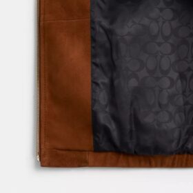 Heritage C Oversized Süet Bomber