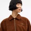 Heritage C Oversized Süet Bomber