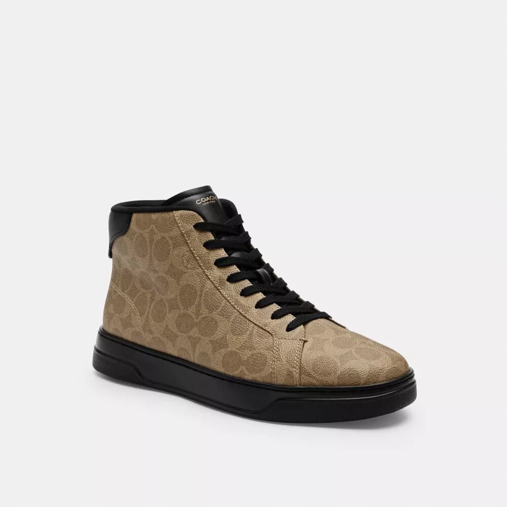 High Line Bilekli Sneaker'lar, Signature Canvas