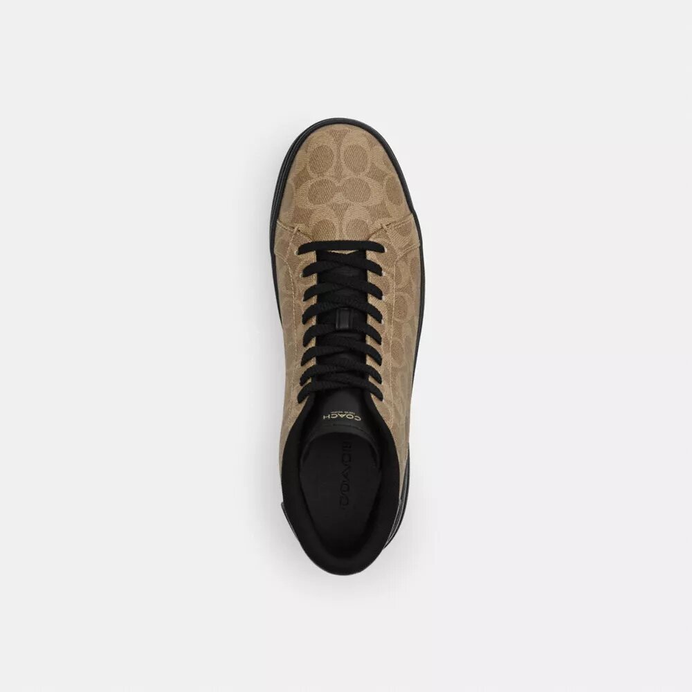High Line Bilekli Sneaker'lar, Signature Canvas