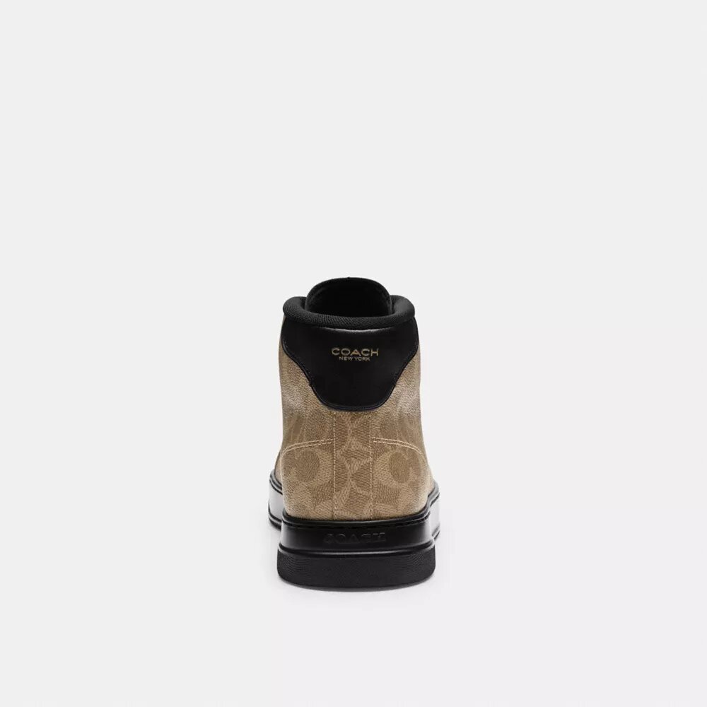 High Line Bilekli Sneaker'lar, Signature Canvas