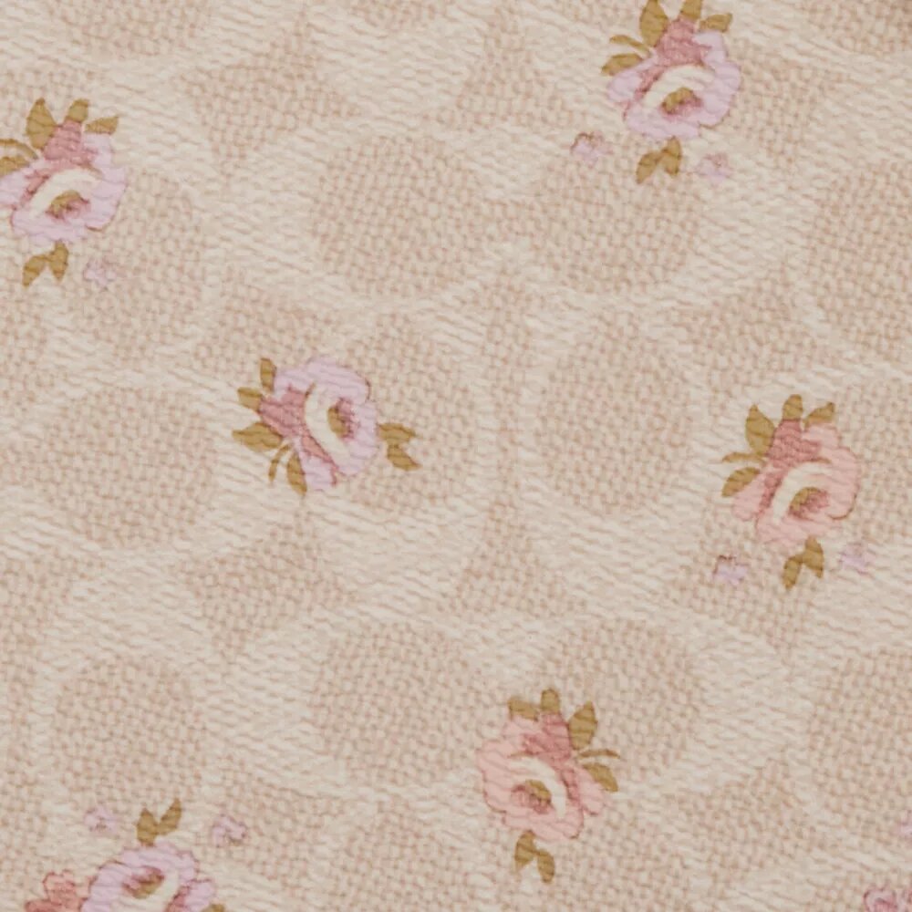 Çiçek Desenli Signature Canvas Defter