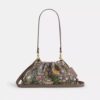 Çiçek Nakışlı İmza Jakarlı Faye Omuz Çantası