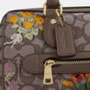 Çiçek Nakışlı İmza Jakarlı Rowan Satchel Çanta