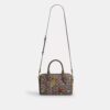 Çiçek Nakışlı İmza Jakarlı Rowan Satchel Çanta