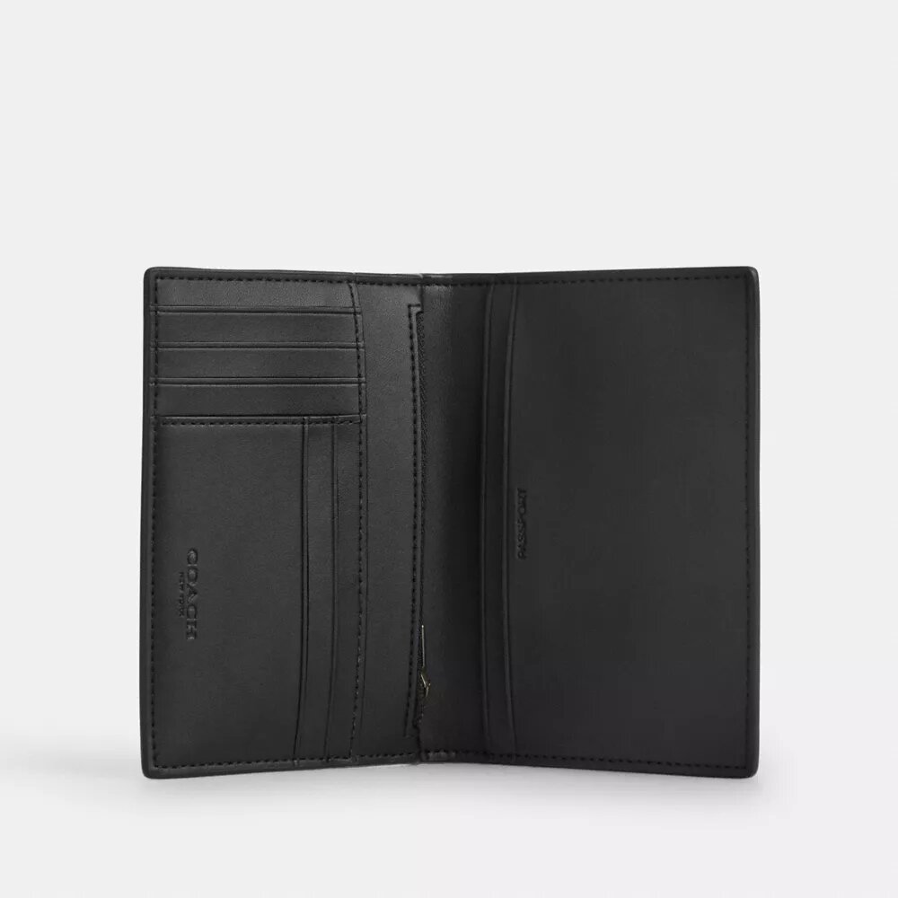 Çizgili Signature Canvas Pasaport Kartlık