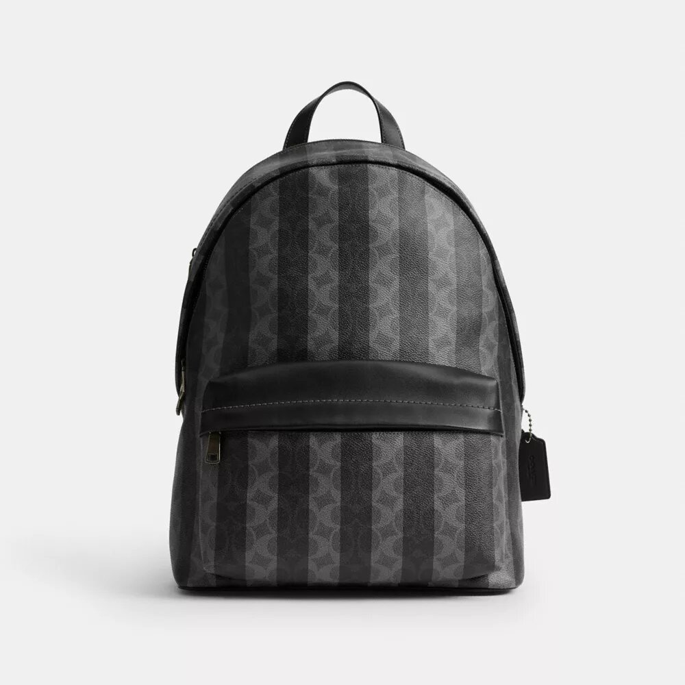 Çizgili Signature Canvas Taylor Sırt Çantası