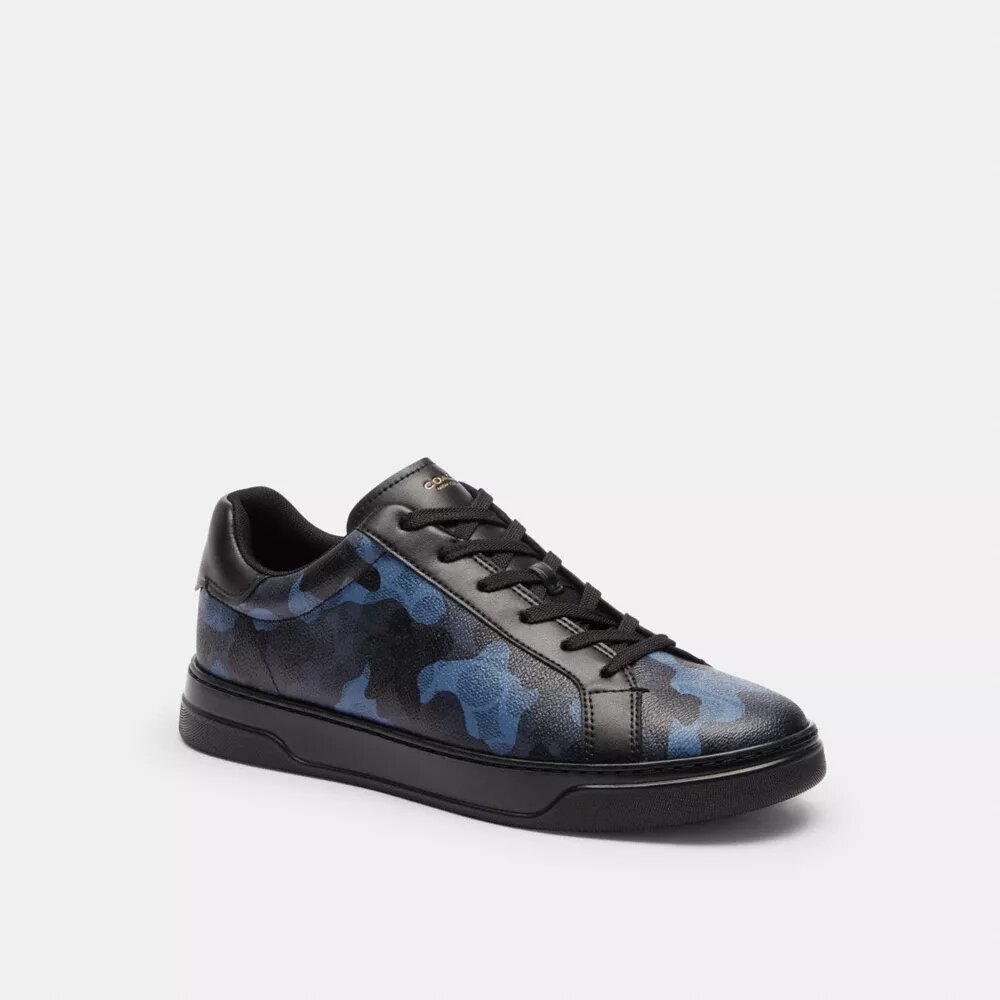 Kamuflaj Desenli Signature Canvas Bilekli Sneaker'lar