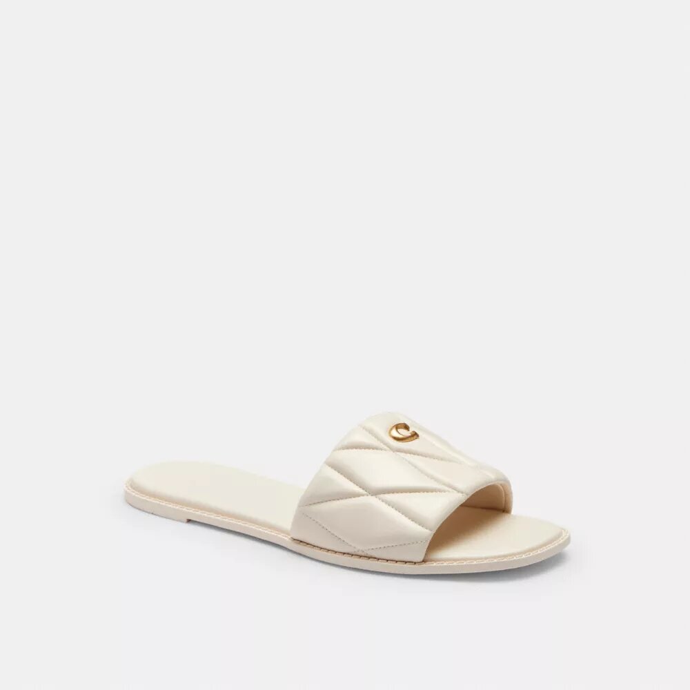 Kapitone Desenli Holly Sandaletler