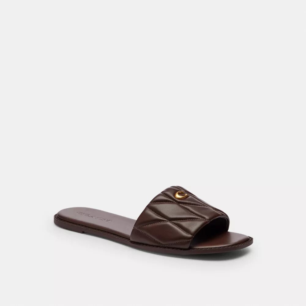 Kapitone Desenli Holly Sandaletler