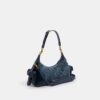 Kapitone Desenli Yenilenebilir Pamuklu Denimden Üretilmiş Pocket Juliet Çanta 30