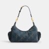 Kapitone Desenli Yenilenebilir Pamuklu Denimden Üretilmiş Pocket Juliet Çanta 30