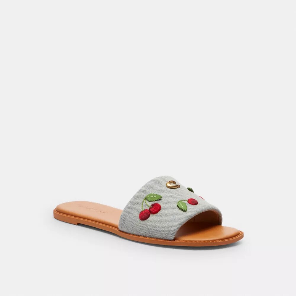 Kiraz Desenli Holly Sandaletler