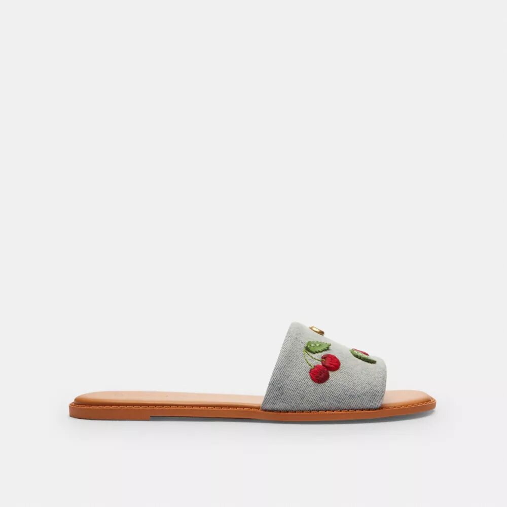 Kiraz Desenli Holly Sandaletler