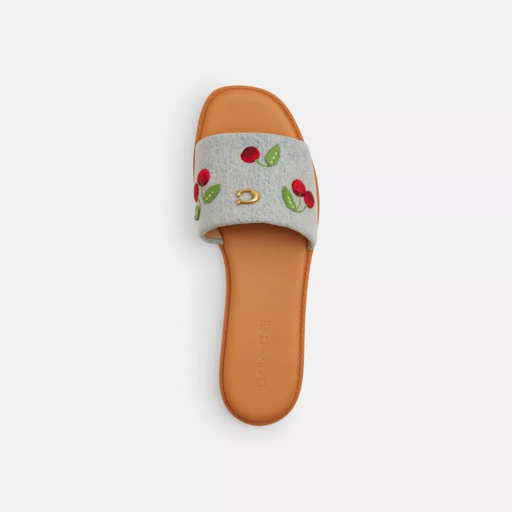 Kiraz Desenli Holly Sandaletler