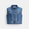 Küçültülmüş Denim İş Yeleği