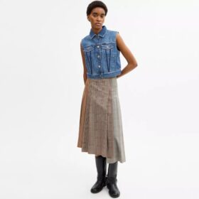 Küçültülmüş Denim İş Yeleği