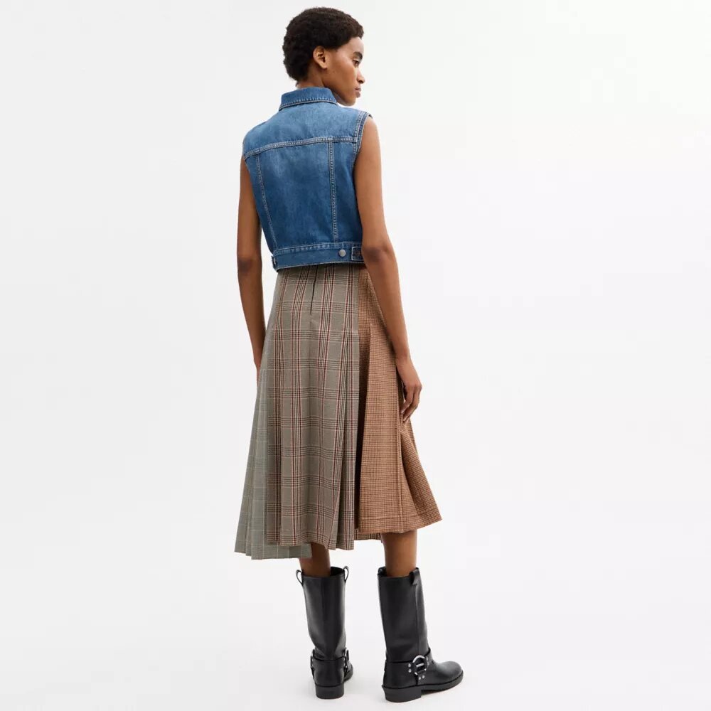 Küçültülmüş Denim İş Yeleği