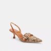 Kristal Desenli Margot Slingback Ayakkabılar