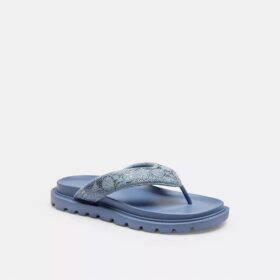 Kristal İmza Denim Brynn Parmak Arası Sandalet