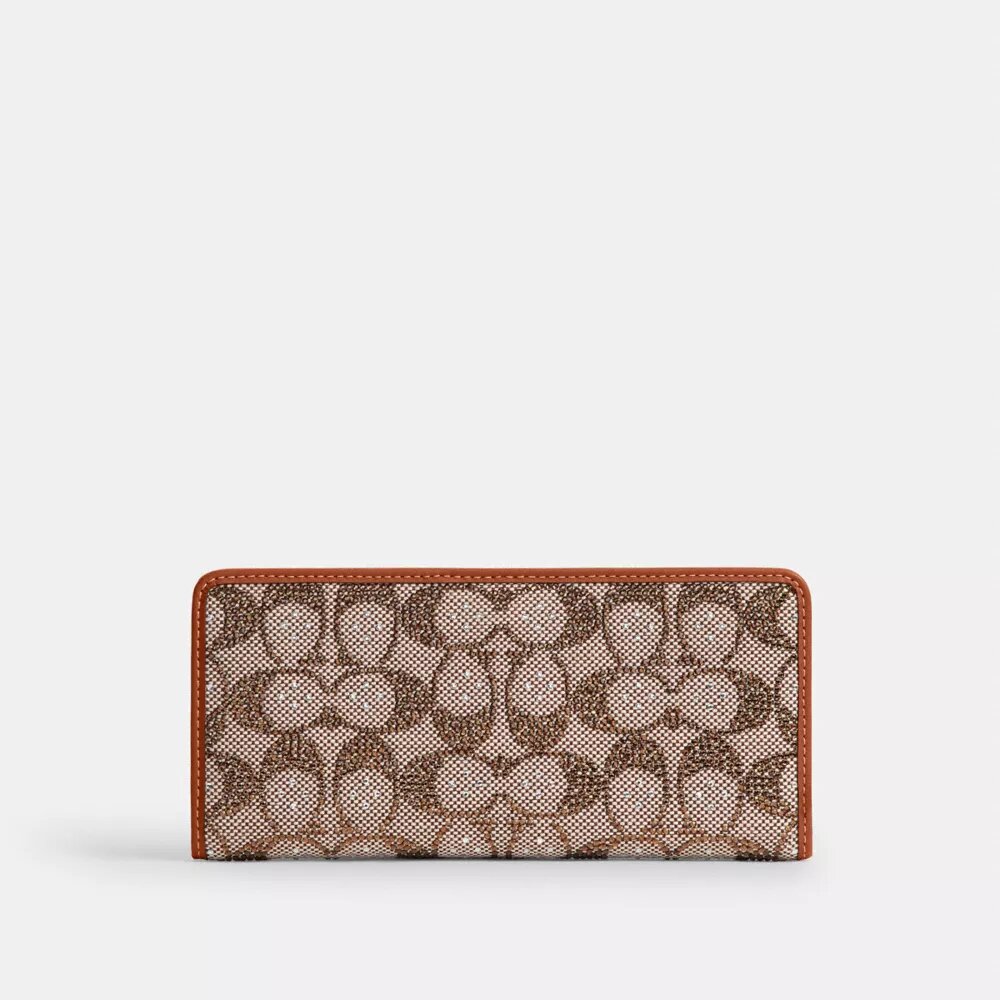 Kristal İmza Jakarlı Essential İnce Cüzdan