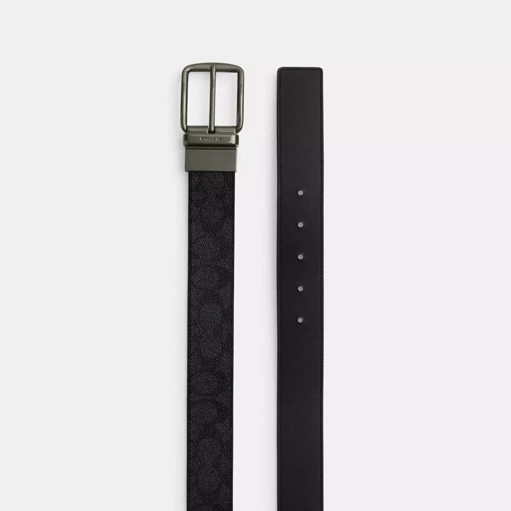 Kutulu Plaka ve Koşum Tokalı, İstenilen Boyuta Kesilebilen Çift Taraflı Kemer, 38 mm