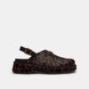 Leopar Desenli, Şekillendirilmiş C Platform Terlik