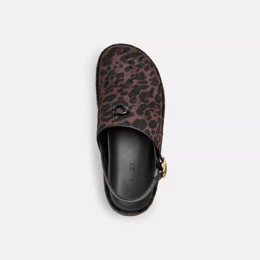 Leopar Desenli, Şekillendirilmiş C Platform Terlik
