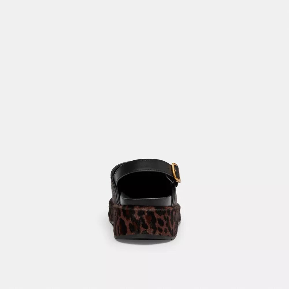Leopar Desenli, Şekillendirilmiş C Platform Terlik