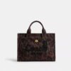 Leopar Desenli Kargo Tote Çantası