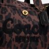 Leopar Desenli Kargo Tote Çantası