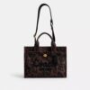 Leopar Desenli Kargo Tote Çantası