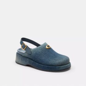 Loved Denim'den Şekillendirilmiş C Platform Terlikler