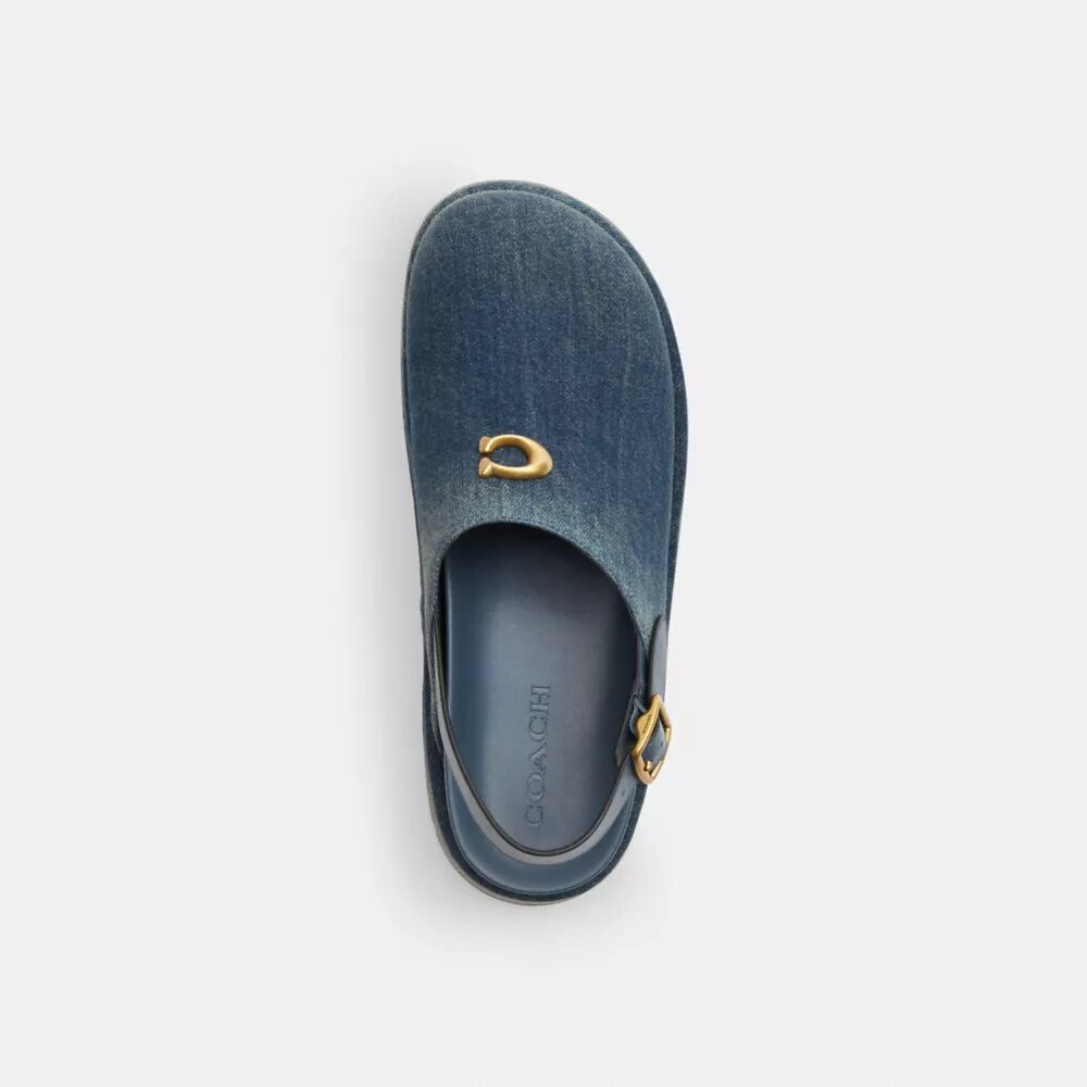 Loved Denim'den Şekillendirilmiş C Platform Terlikler