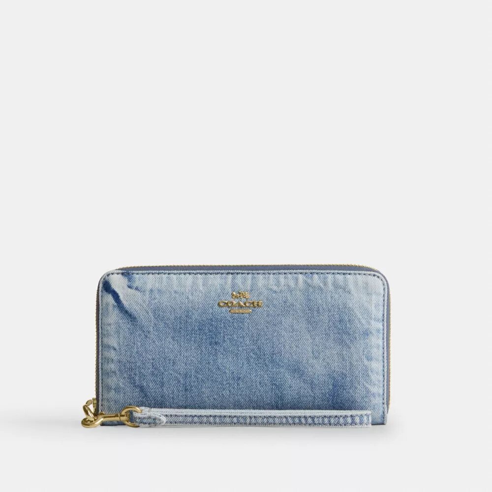 Loved Denim Uzun Fermuarlı Cüzdan