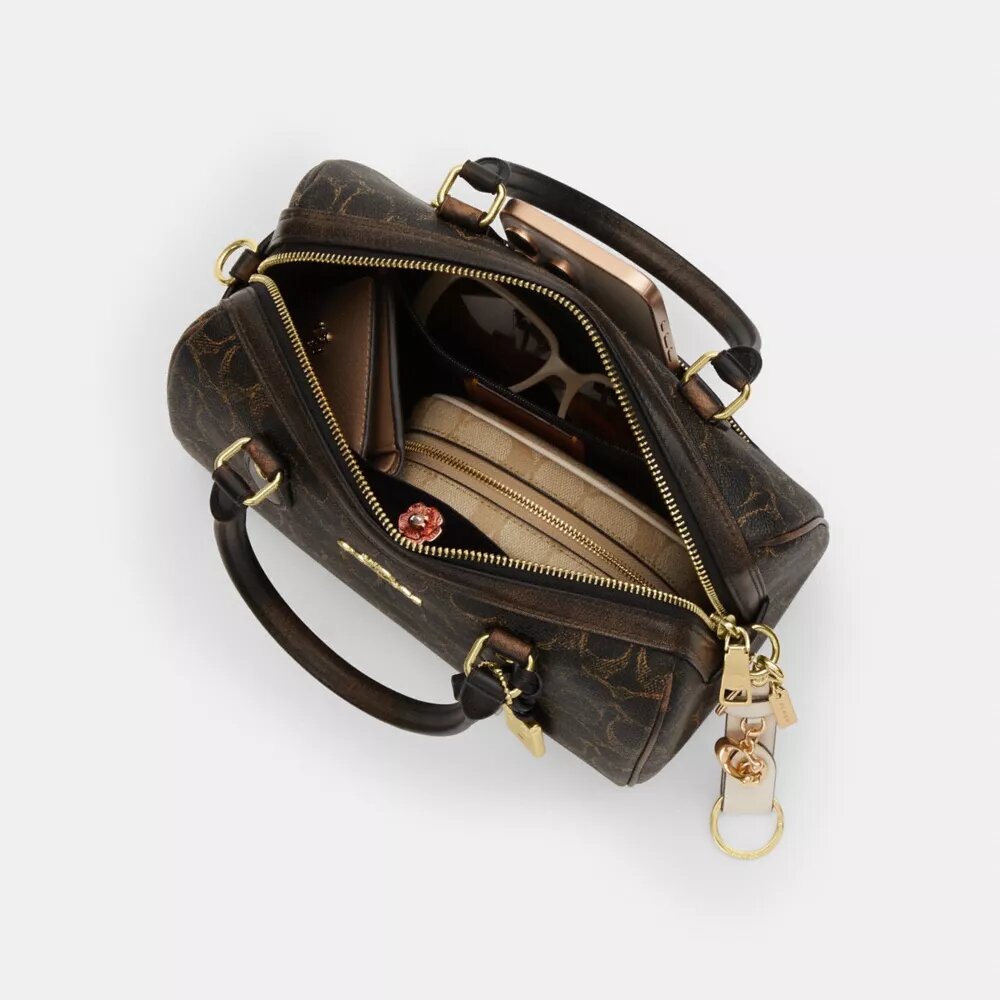 Loved Signature Canvas ve Süslemeli Rowan Satchel Çanta