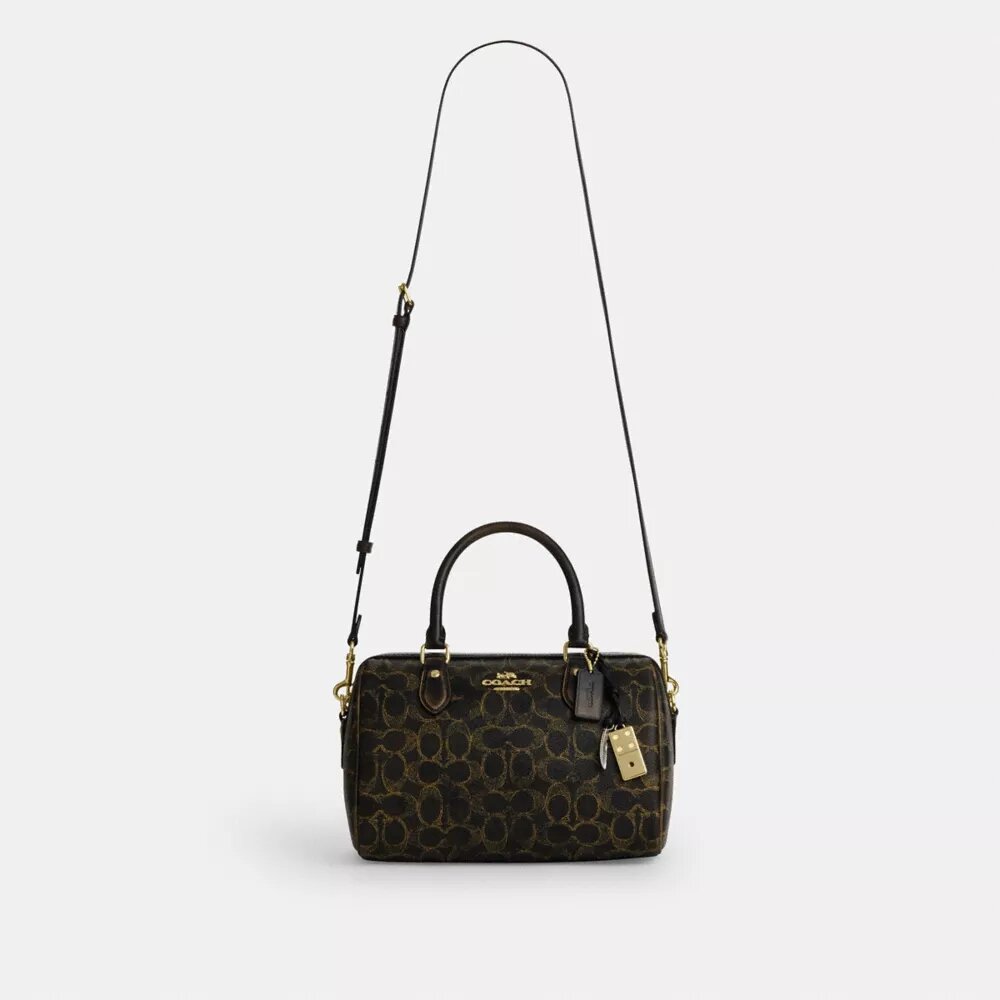 Loved Signature Canvas ve Süslemeli Rowan Satchel Çanta