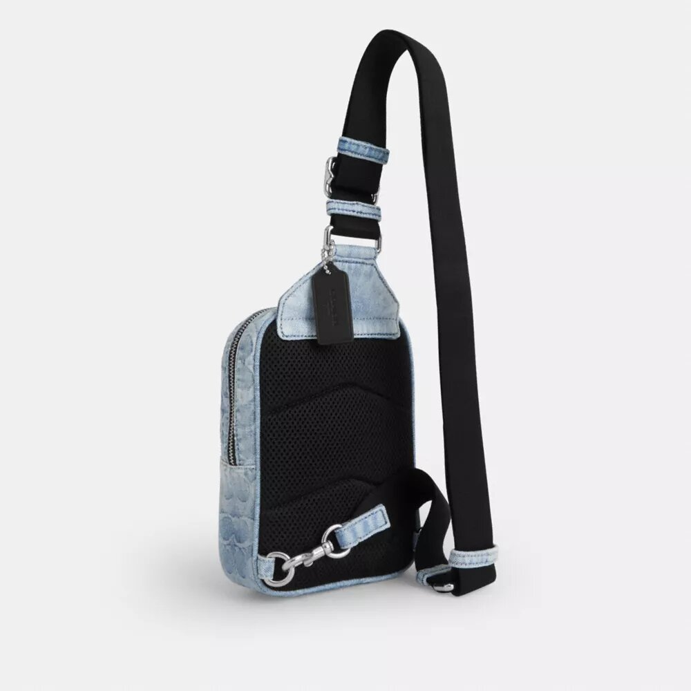 Loved Signature Denim Racer Sling Çanta