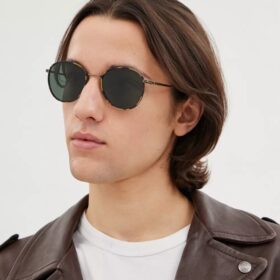 Metal Windsor Yuvarlak Güneş Gözlüğü