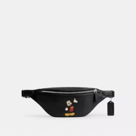Mickey Mouse'lu Disney X Coach Charter Bel Çantası 7