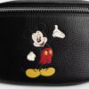 Mickey Mouse'lu Disney X Coach Charter Bel Çantası 7