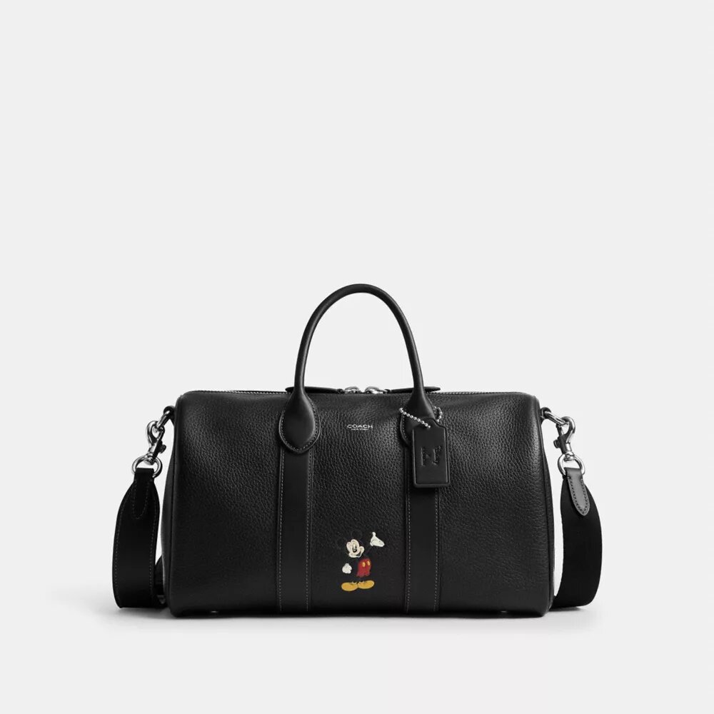 Mickey Mouse'lu Disney X Coach Compass Çanta 35