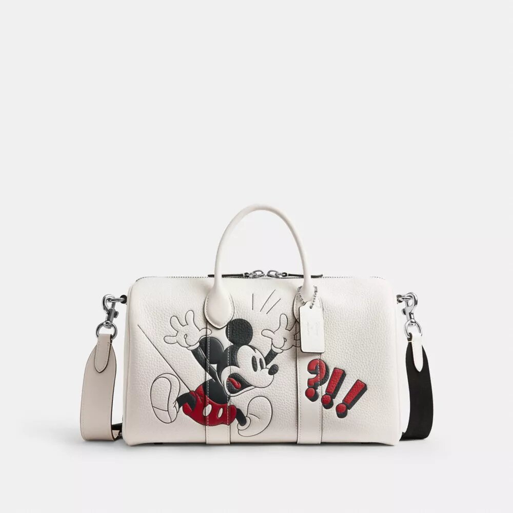 Mickey Mouse'lu Disney X Coach Compass Çanta 35