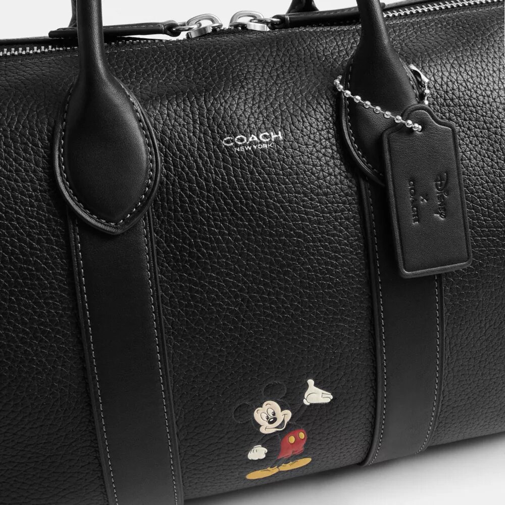 Mickey Mouse'lu Disney X Coach Compass Çanta 35