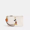 Mickey Mouse'lu Yenilenebilir Deriden Disney X Coach Essential Küçük Bileklik Çantası