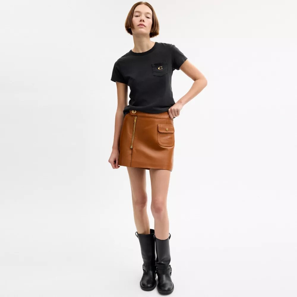 Mini Deri Heritage Etek