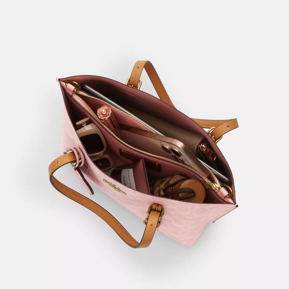 Mollie Tote Çantası 25 inç, Signature Canvas, Süsler