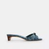 İmza Denim'den Fiyonklu Kitten Topuklu Sandaletler