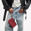 İmza Denim Çift Fermuarlı Cüzdan