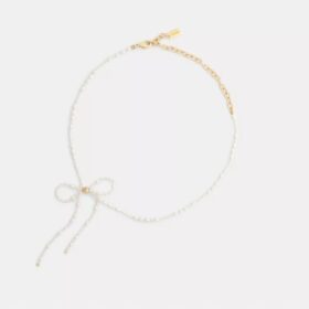 İnci Fiyonklu Choker Kolye